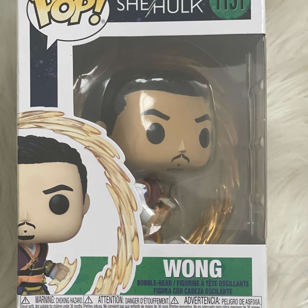 Funko Pop Wong Vinyl Figure with Gold and Black Accents